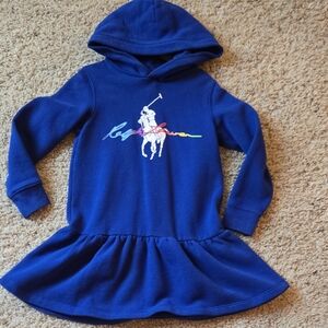 Ralph Lauren Royal Blue Hoodie Dress
